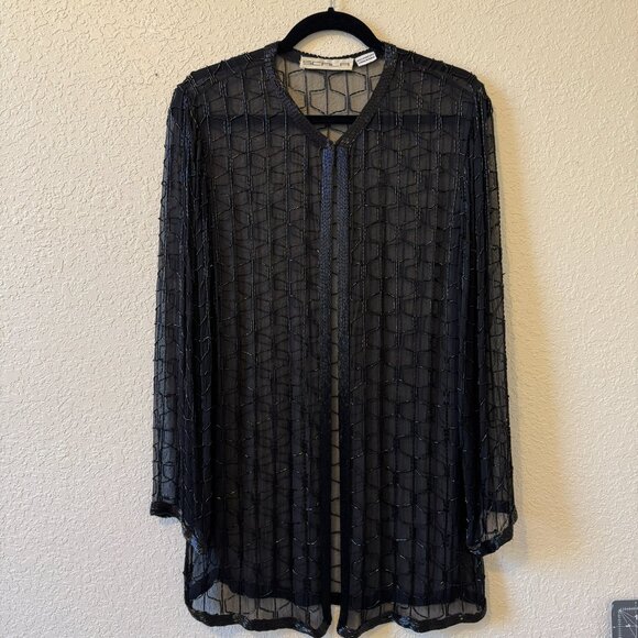 Vintage Scala Beaded Jacket - Picture 3 of 12